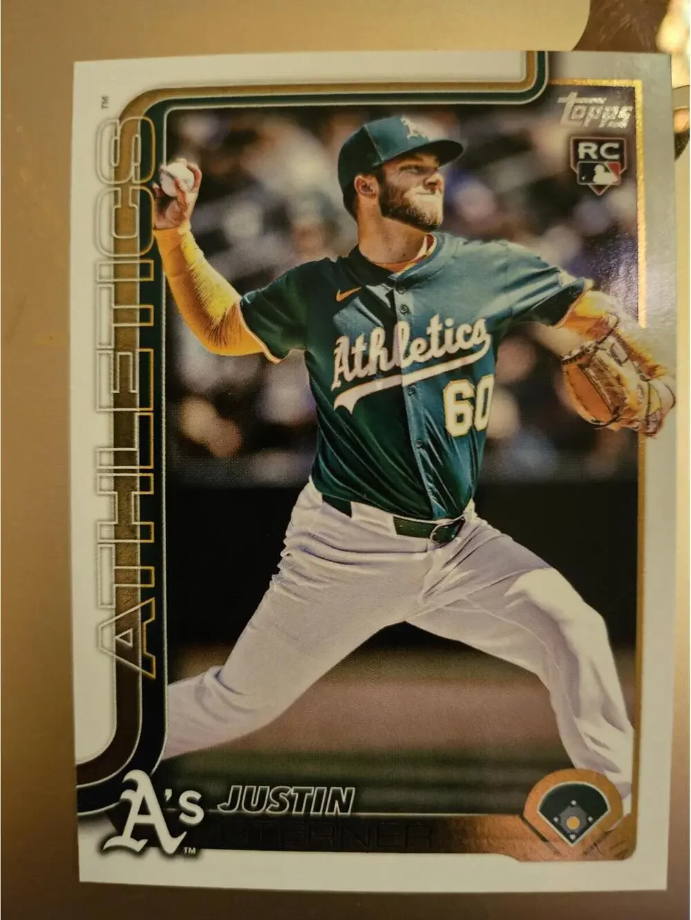 Justin Sterner (RC) 2025 Topps Update - #US252 - Oakland A's - RAW Mint - Picture 1 of 2